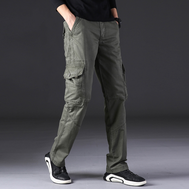 Sim | Rugged Cotton Cargo Pants