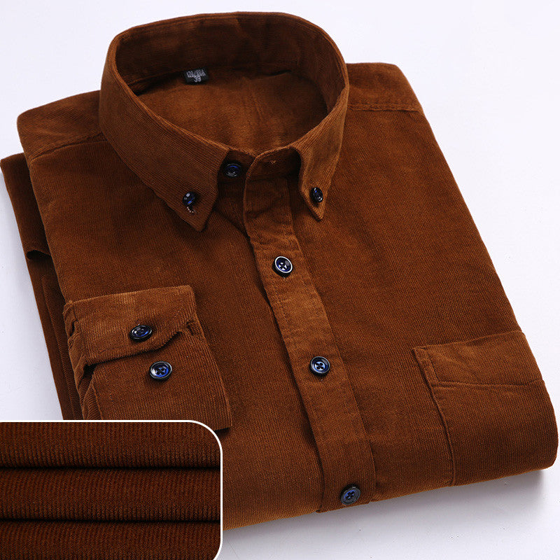 Monte | Pure Corduroy Cotton Shirt