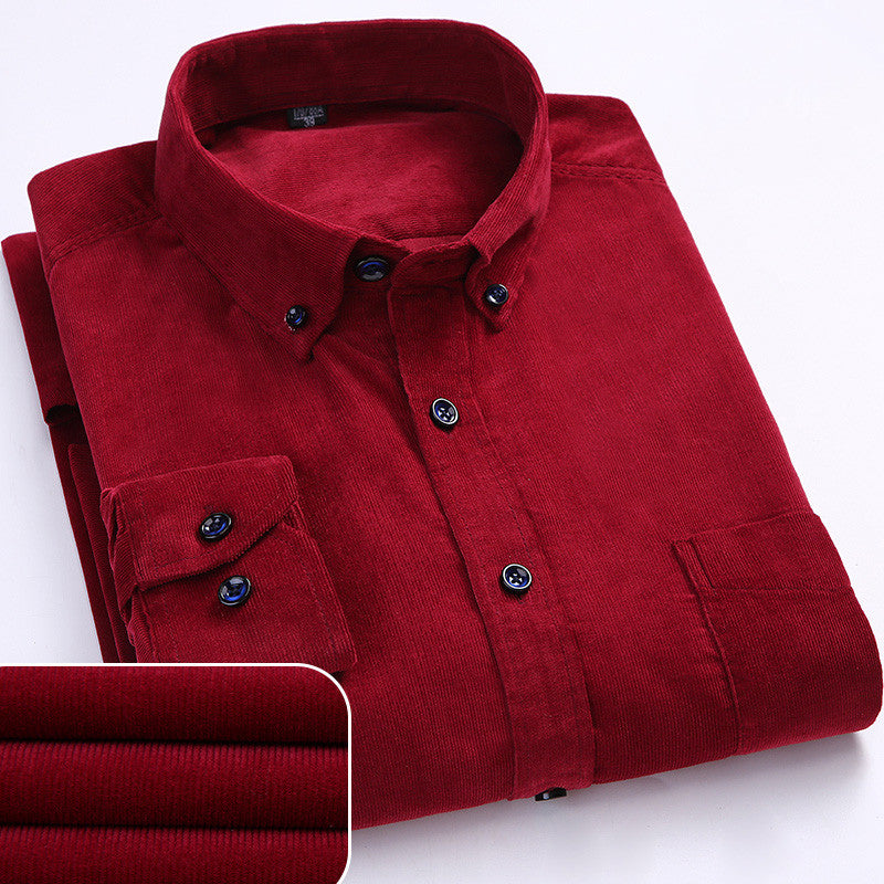 Monte | Pure Corduroy Cotton Shirt