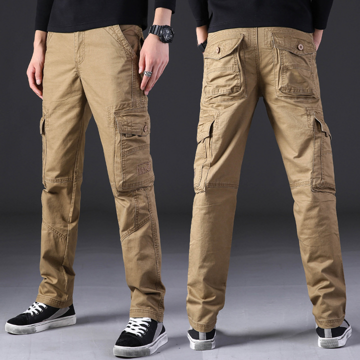 Sim | Rugged Cotton Cargo Pants