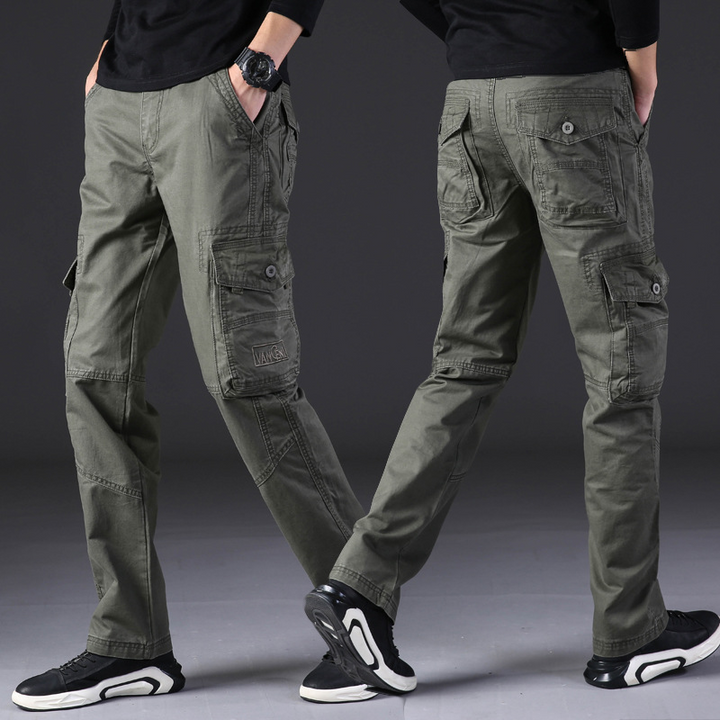 Sim | Rugged Cotton Cargo Pants