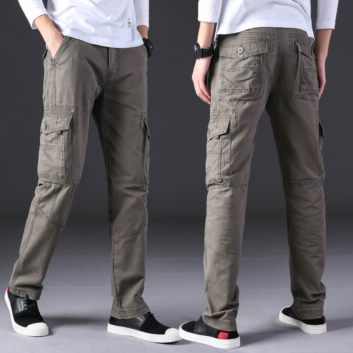 Sim | Rugged Cotton Cargo Pants