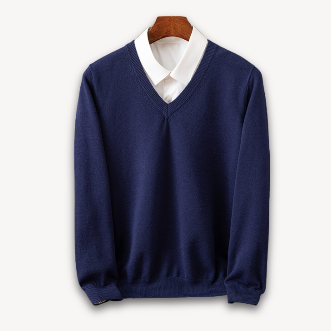 Valmont | Soft Cashmere V-Neck