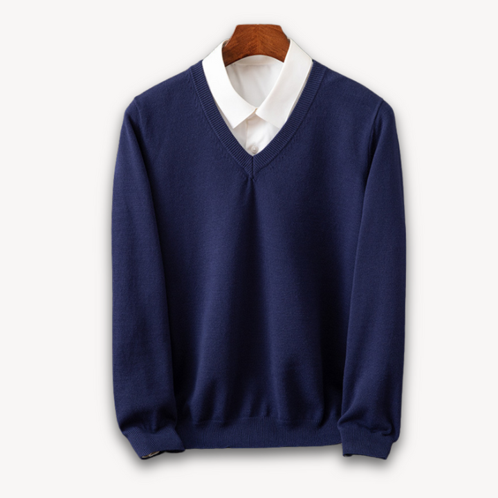 Valmont | Soft Cashmere V-Neck
