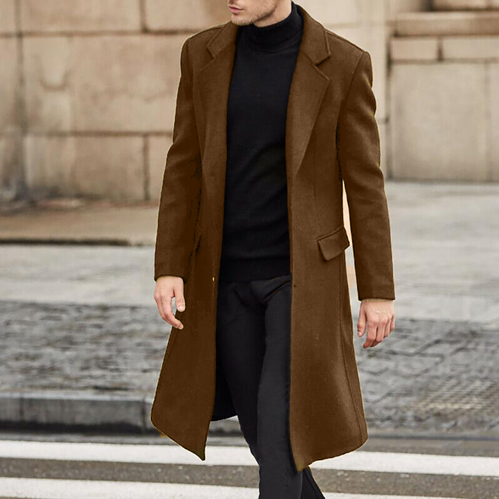 Vincenzi | Extra Long Wool Coat