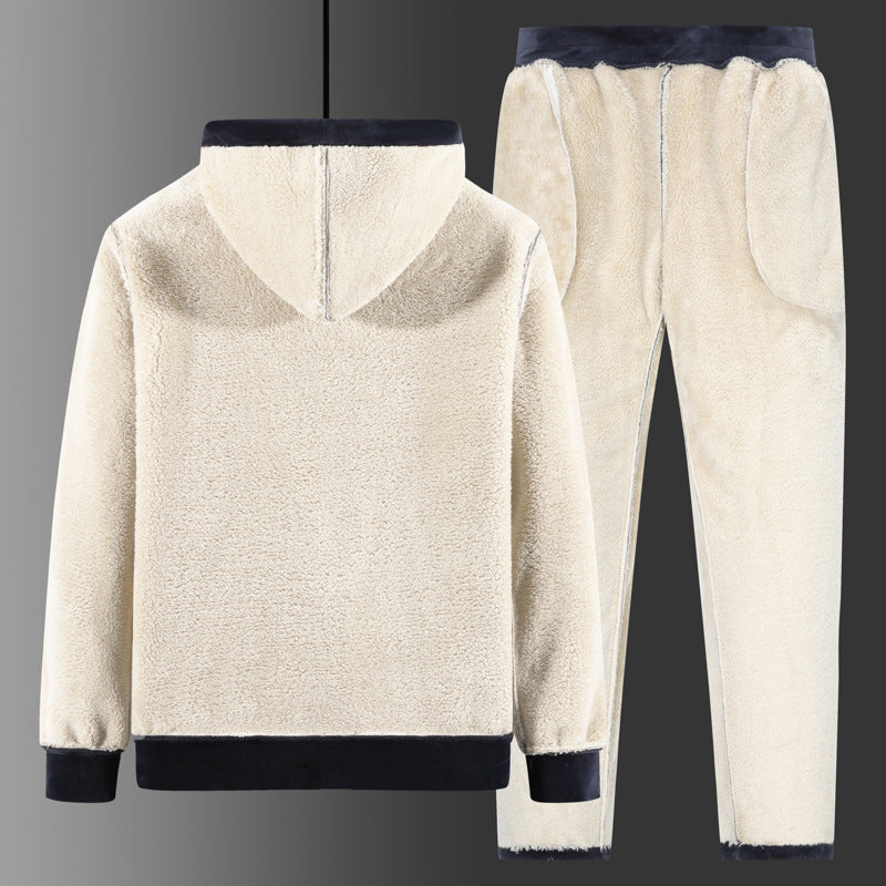 Del Piero | Suede Sherpa Set