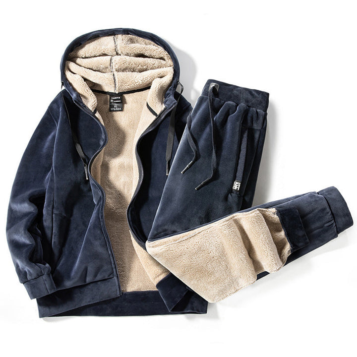 Del Piero | Suede Sherpa Set