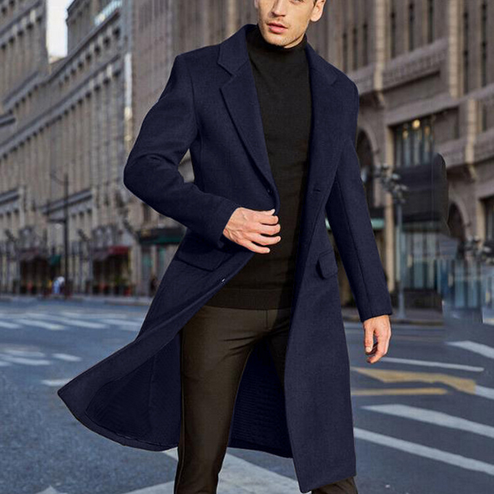 Vincenzi | Extra Long Wool Coat