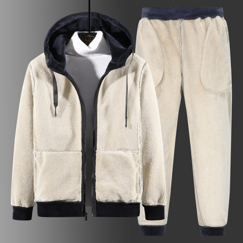 Del Piero | Suede Sherpa Set