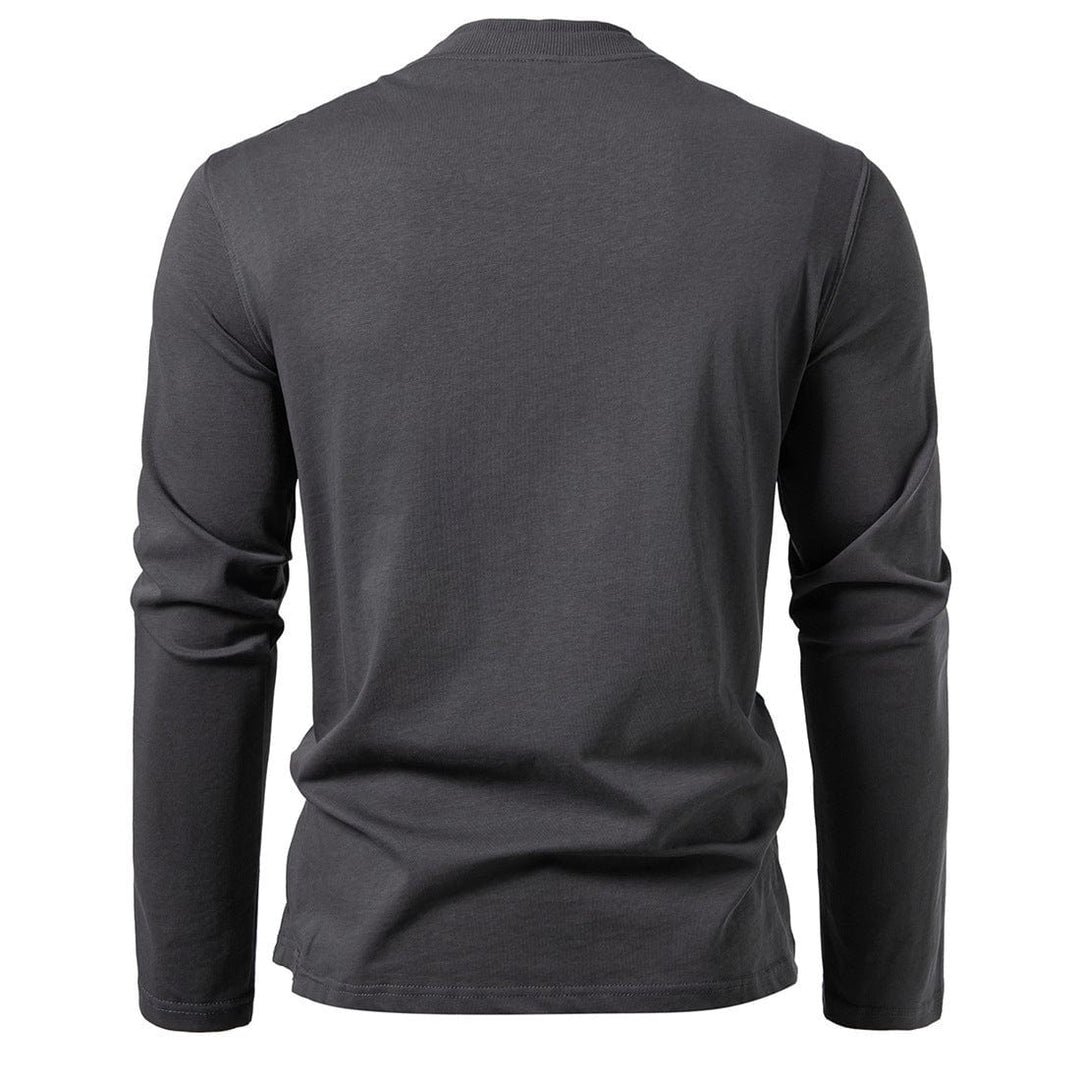 Owen | Double Collar Cotton Sweater