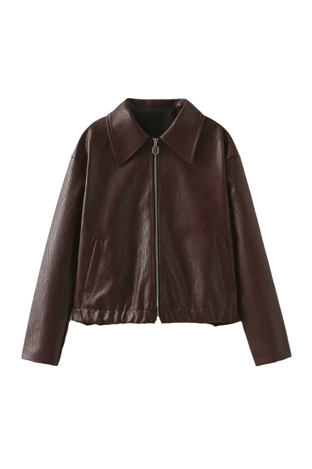 Leah | Chic Leather Jacket