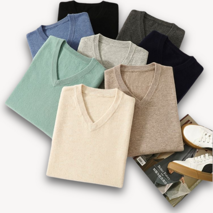 Valmont | Soft Cashmere V-Neck