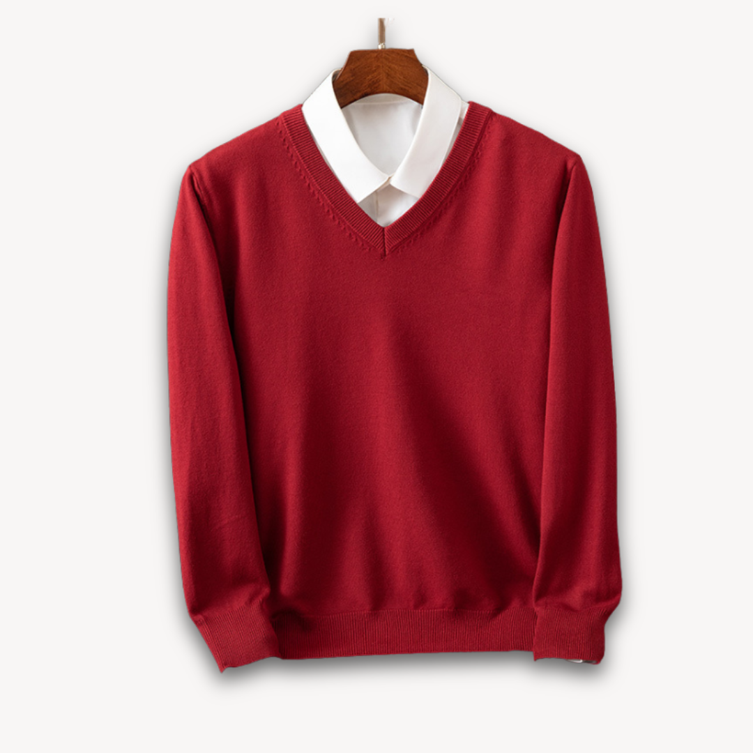 Valmont | Soft Cashmere V-Neck