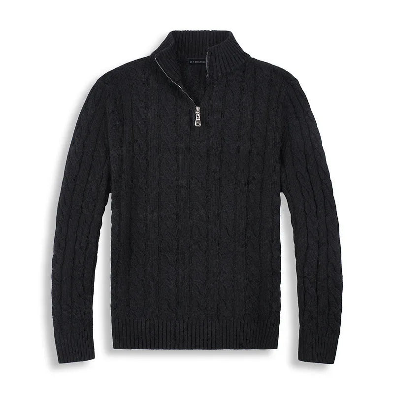 Brooks | Premium Cotton Half-Zip Sweater