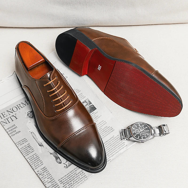 L. Giordano | Leather Oxford Shoes