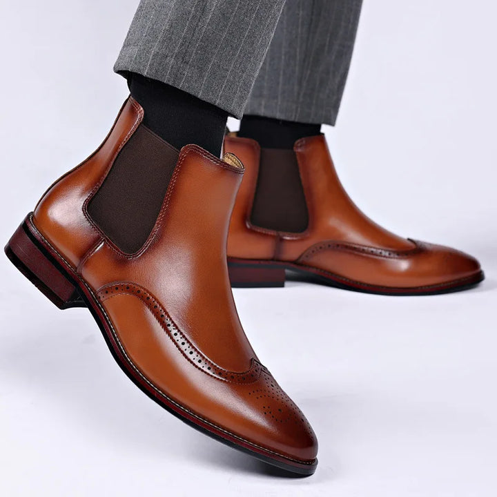 Luke | Leather Chelsea Boots
