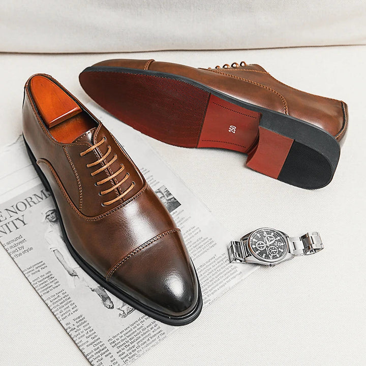 L. Giordano | Leather Oxford Shoes