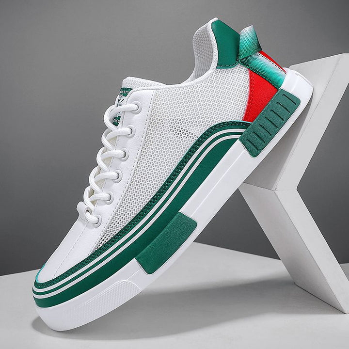 Milan | Leather Mesh Trainers