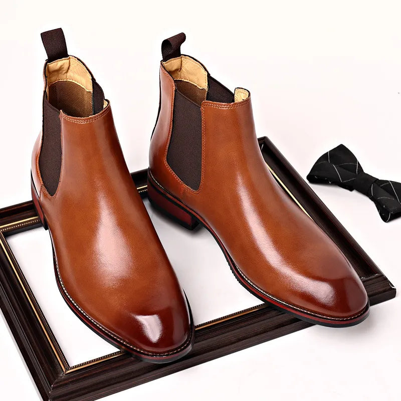G. Lorenzo | Genuine Leather Chelsea Boots