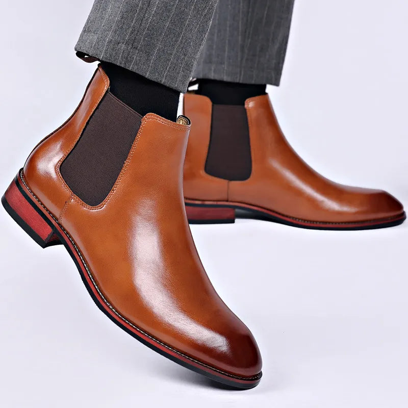 G. Lorenzo | Genuine Leather Chelsea Boots