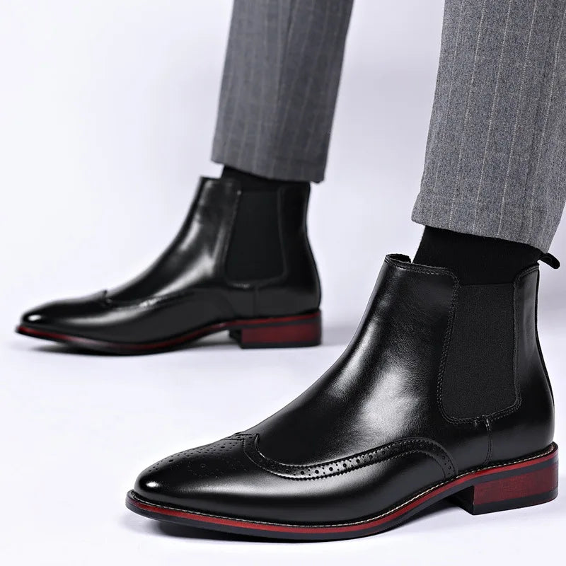 Luke | Leather Chelsea Boots