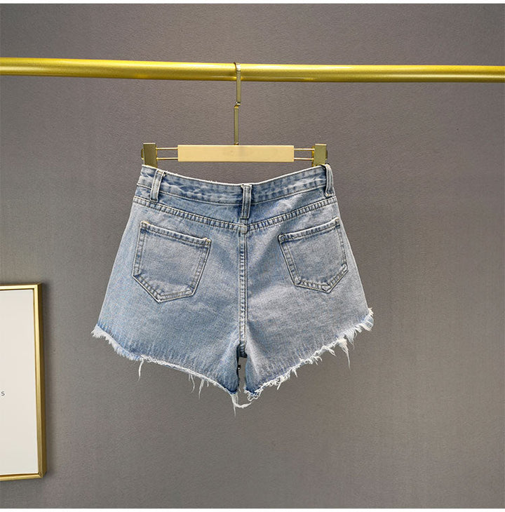 Harper | Wide-Leg Denim Shorts