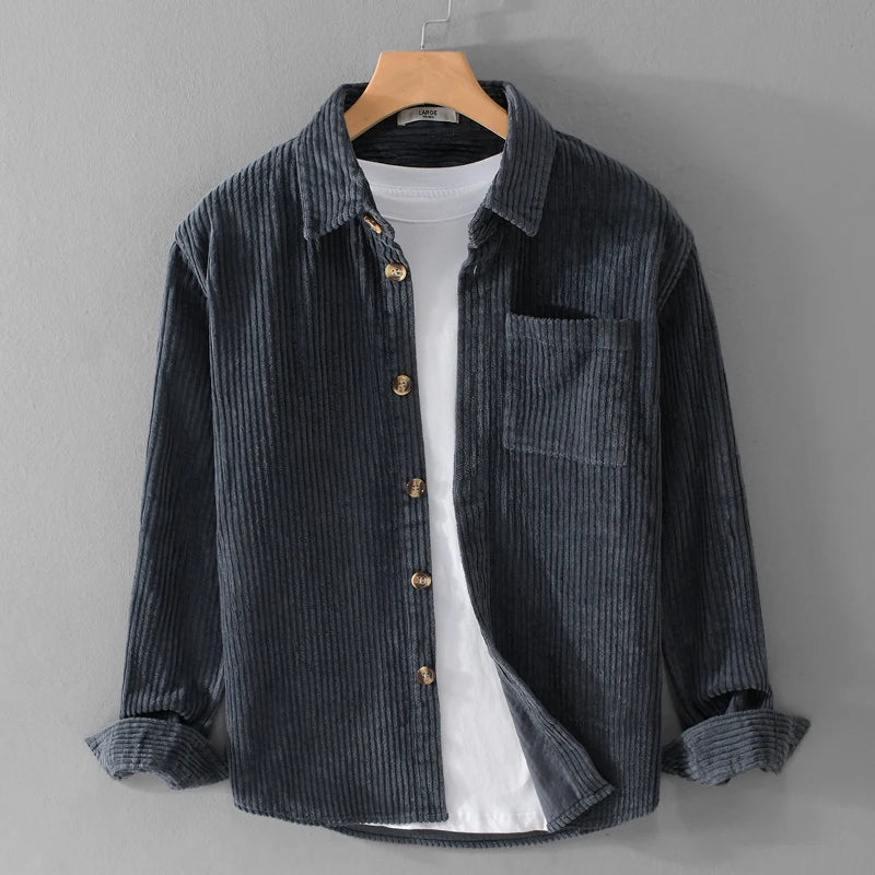 Brett | Pure Corduroy Cotton Shirt