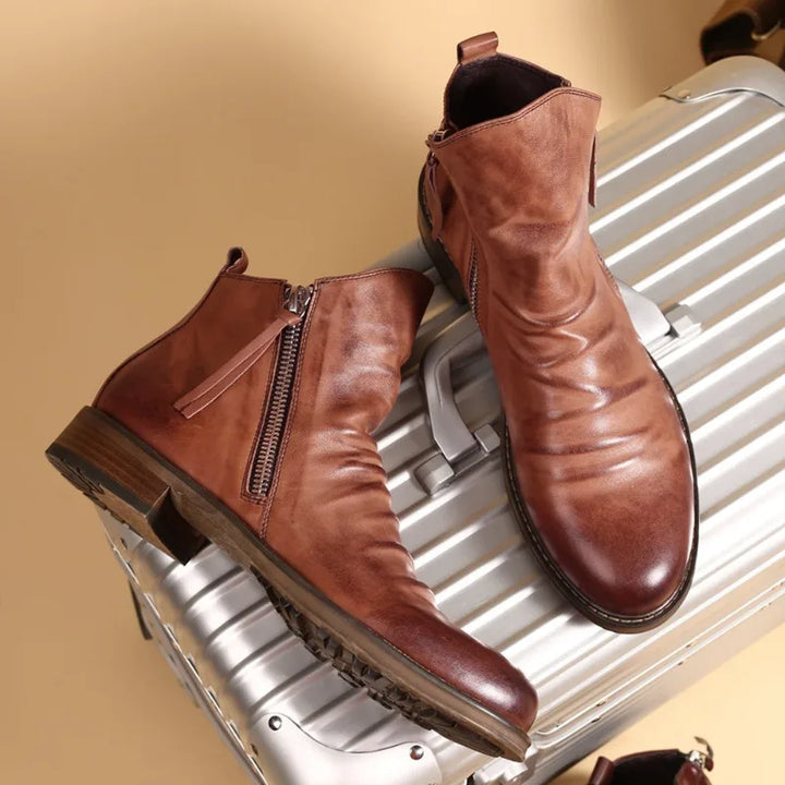 B. Cavallino | Leather Chelsea Boots