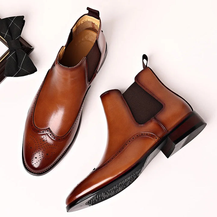 Luke | Leather Chelsea Boots