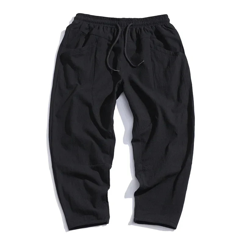 Taro | Relaxed Cotton-Linen Pants
