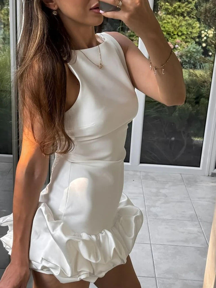 Aurora | Open-Back Balloon Dress