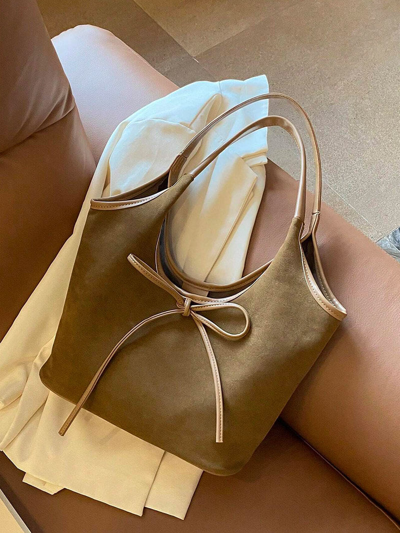 Venice | Suede Bow Bag