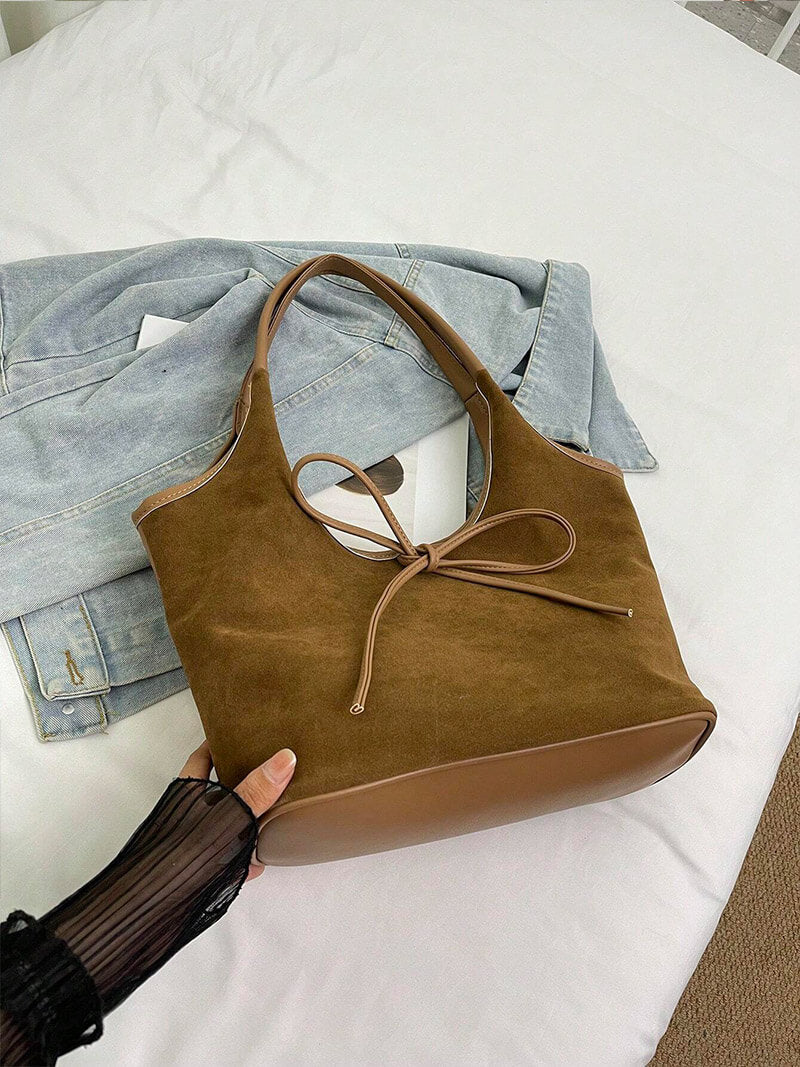 Venice | Suede Bow Bag