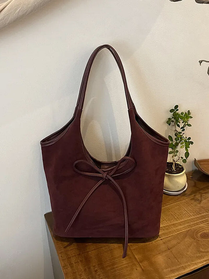 Venice | Suede Bow Bag