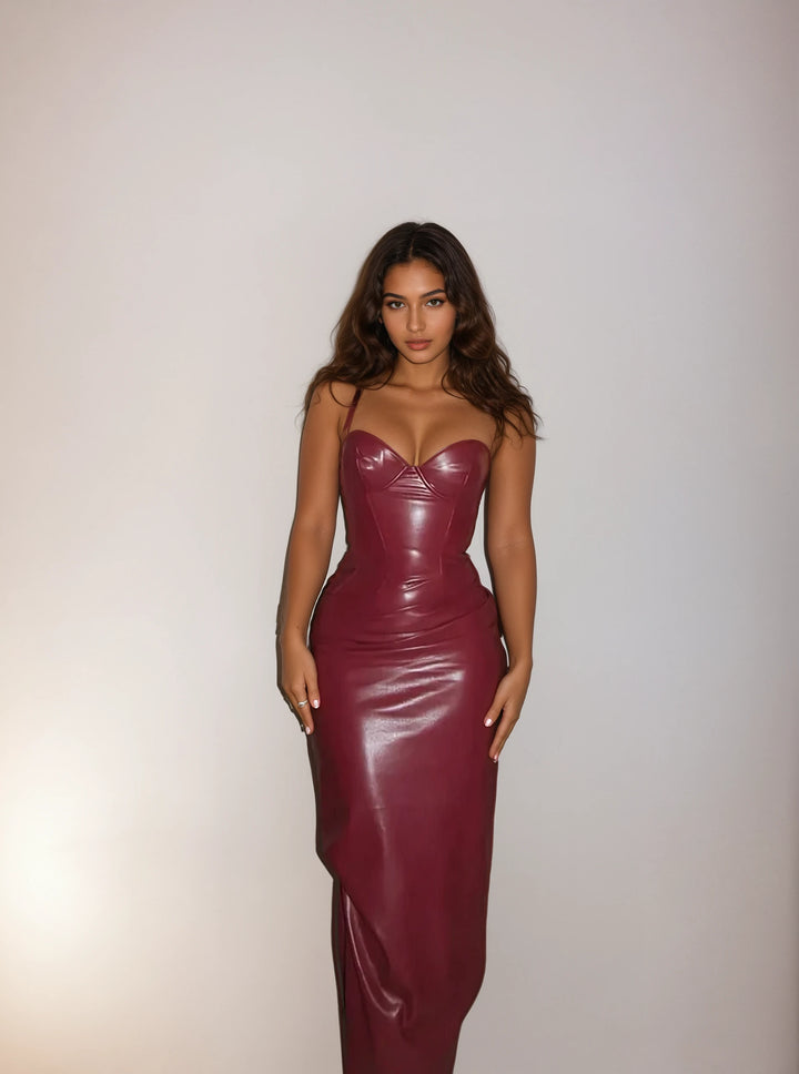 Rosalie | Timeless Leather Dress