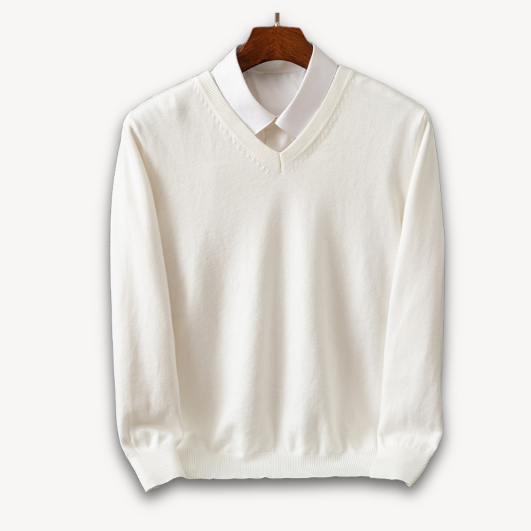 Valmont | Soft Cashmere V-Neck