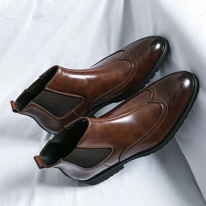 Grosso | Leather Chelsea Boots