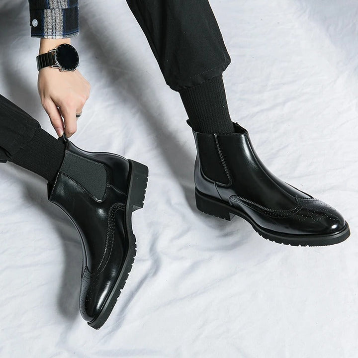 Grosso | Leather Chelsea Boots