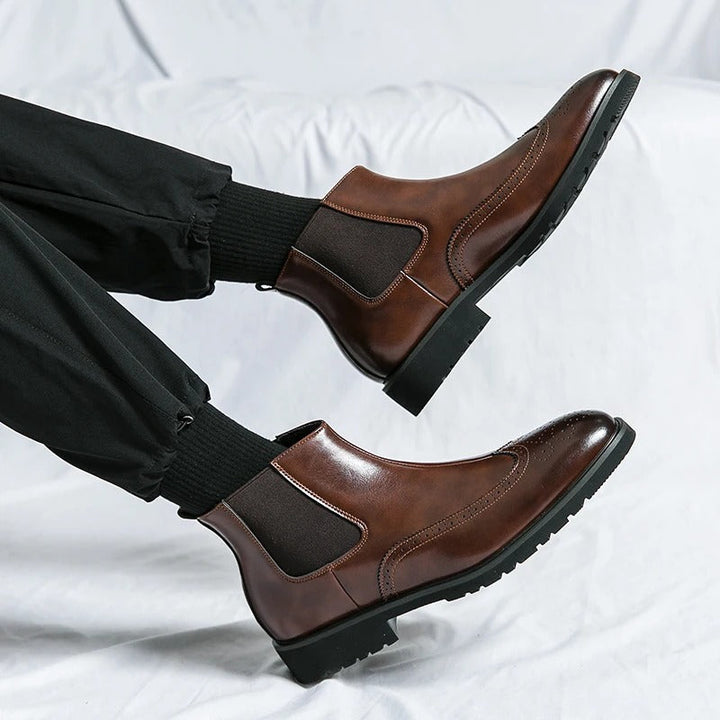 Grosso | Leather Chelsea Boots