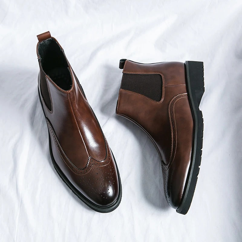 Grosso | Leather Chelsea Boots