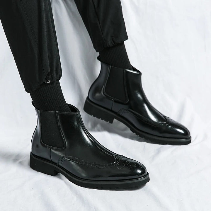 Grosso | Leather Chelsea Boots