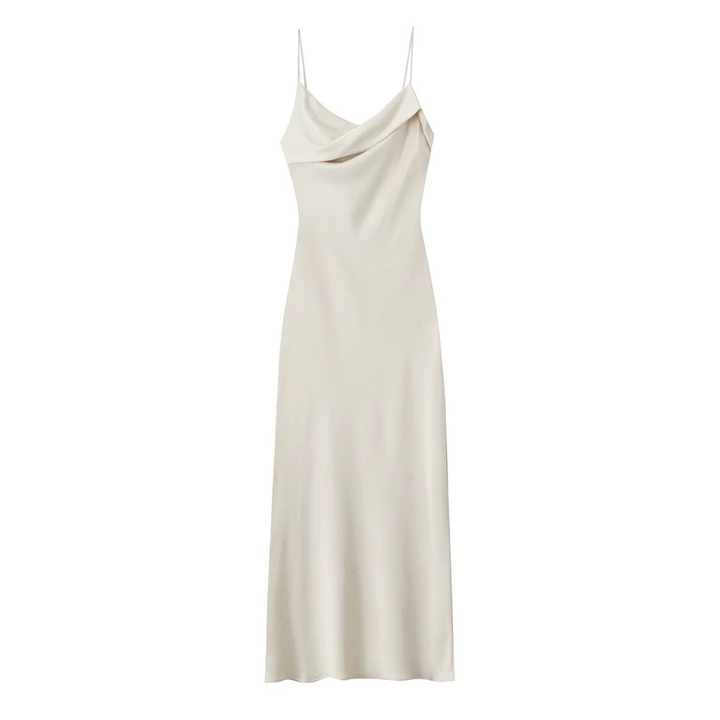 Blair | Cowl Neck Slip Midi