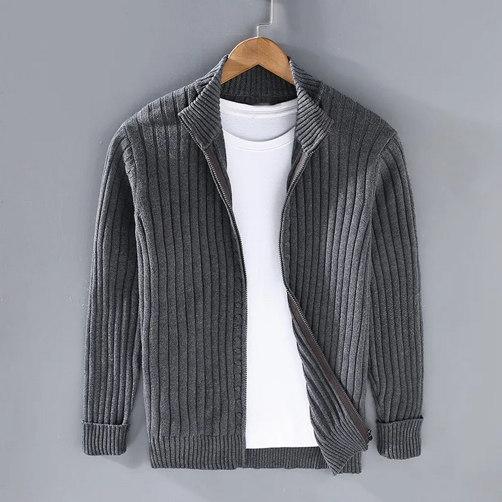 Lucas | Casual Zipper Cardigan