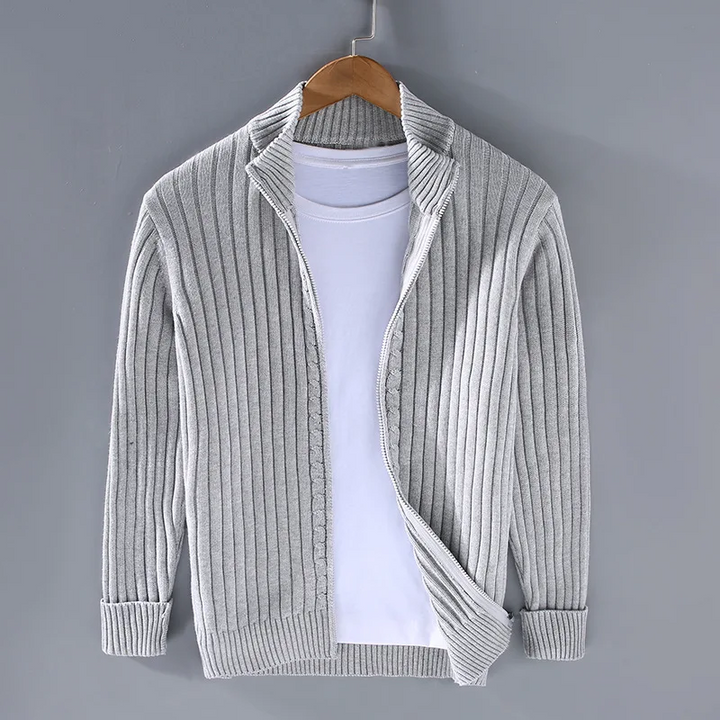 Lucas | Casual Zipper Cardigan