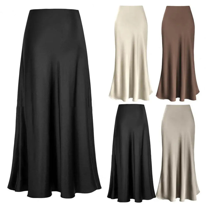 Serena | Gloss Maxi Skirt