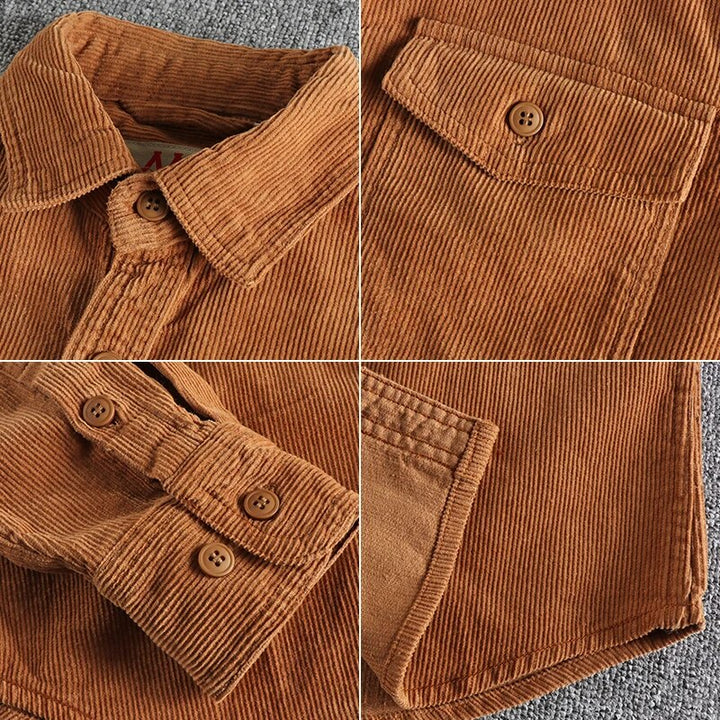 Cliff | Soft Corduroy Workshirt