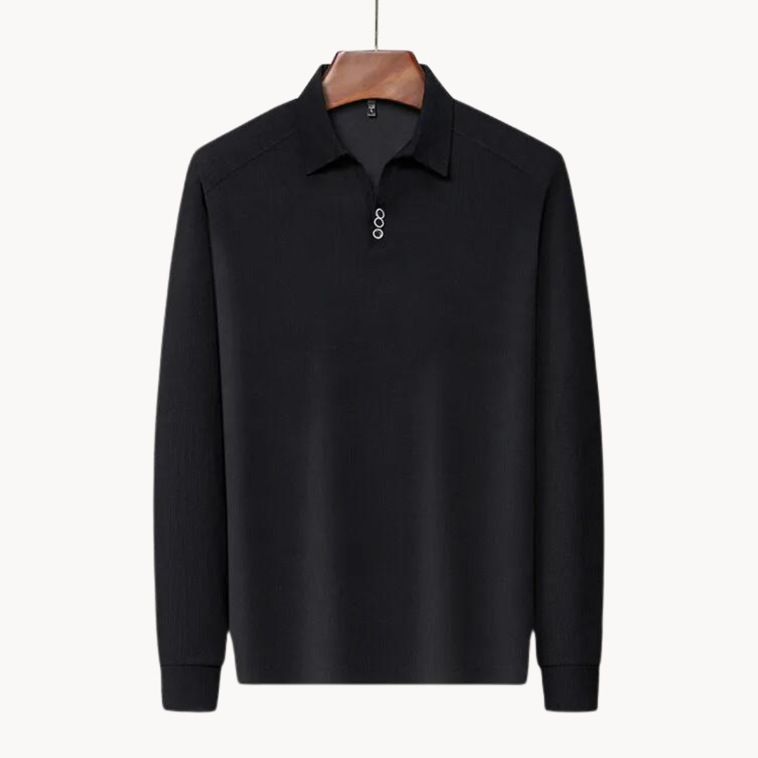 Grayson | Long Sleeve Polo Shirt