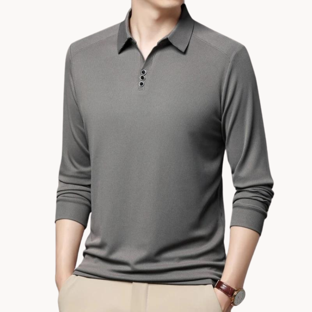 Grayson | Long Sleeve Polo Shirt