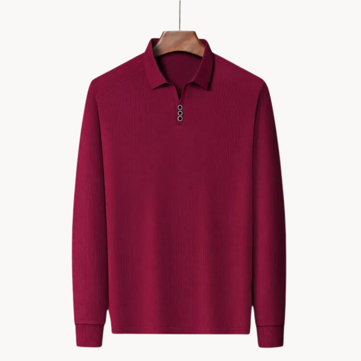Grayson | Long Sleeve Polo Shirt