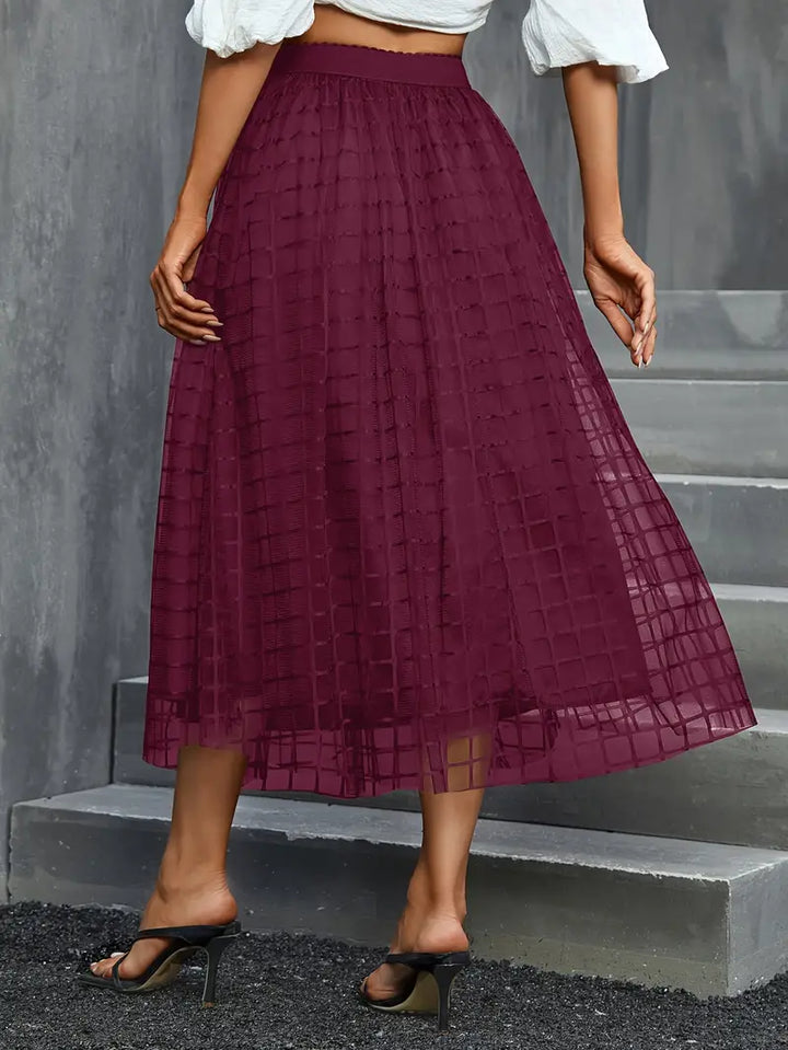 Elia | High Waist Midi Skirt